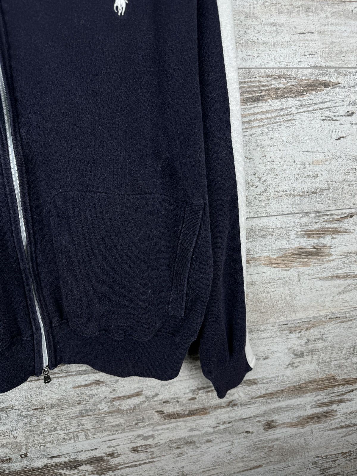 Polo Ralph Lauren × Vintage Mens Vintage Polo Ralph Lauren zip sweater rugby sweatshirt Size US L / EU 52-54 / 3 - 5 Thumbnail