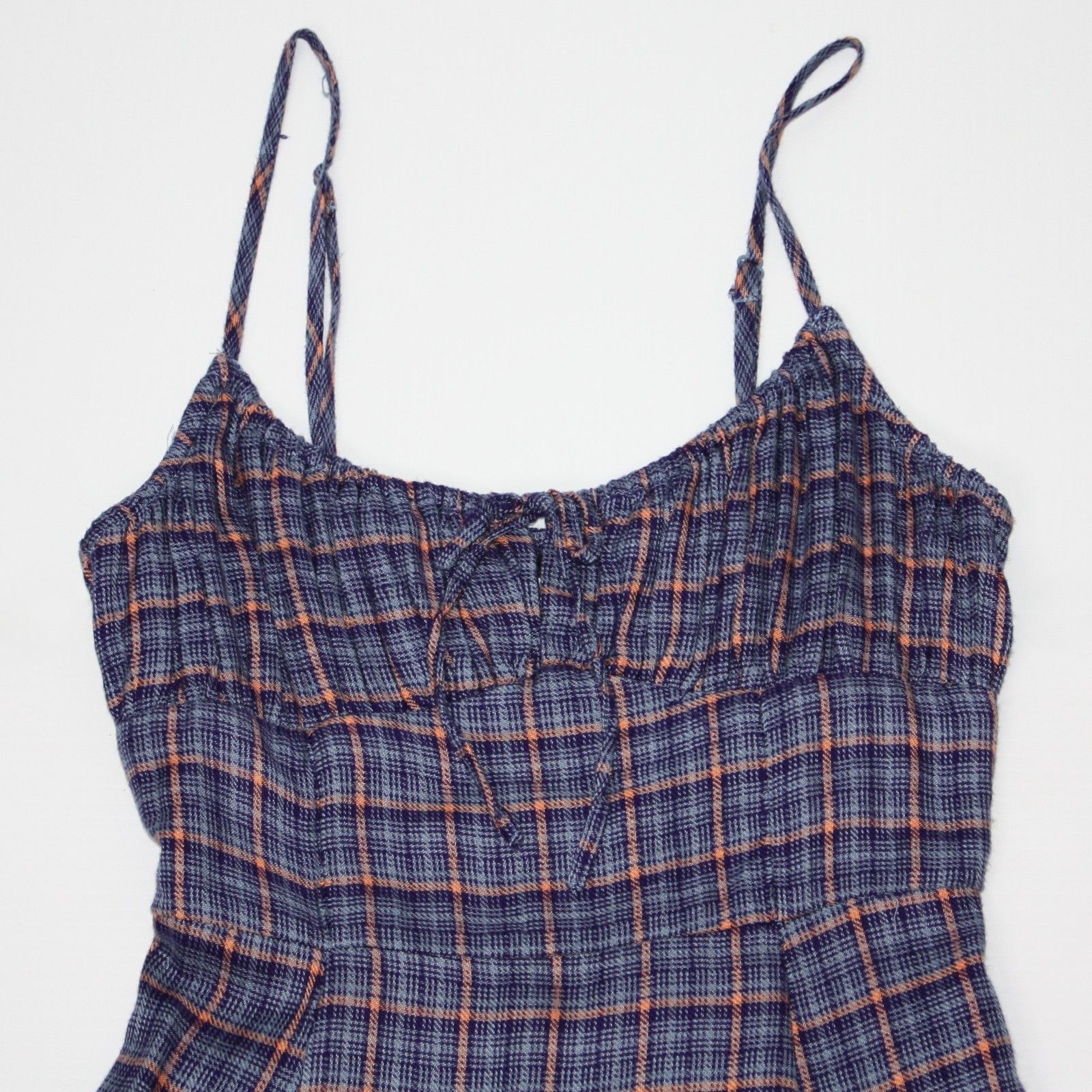 Urban Outfitters BDG Kamaryn Tie Front Plaid Minidress Dress in size XS Size XS / US 0-2 / IT 36-38 - 10 Thumbnail