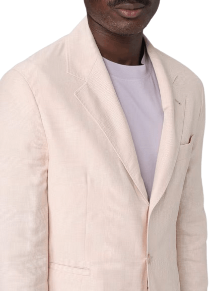 Brunello Cucinelli o1y0526 Single-breasted Blazer in Blush Size US L / EU 52-54 / 3 - 2 Thumbnail