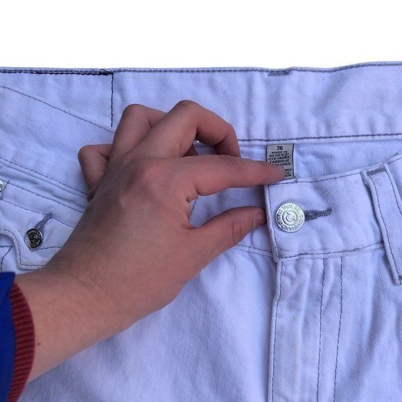 True Religion True Religion Jeans Size 36 STRAIGHT White Size US 36 / EU 52 - 2 Thumbnail