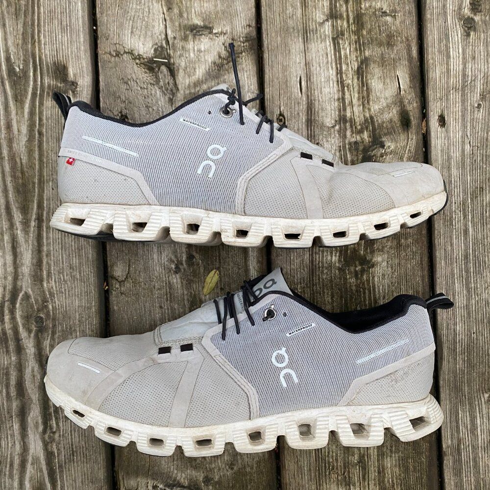 On ON Cloud 5 Waterproof Gllacier Grey White Mens Size 11 Size US 11 / EU 44 - 2 Thumbnail