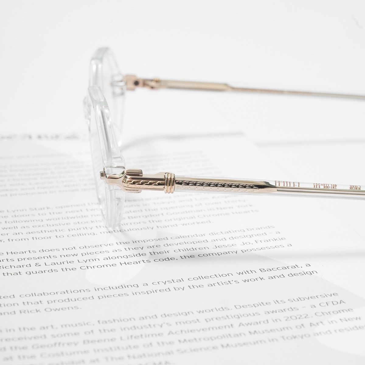 Chrome Hearts CHROME HEARTS CLITCO CRYSTAL GLASSES Size ONE SIZE - 3 Thumbnail