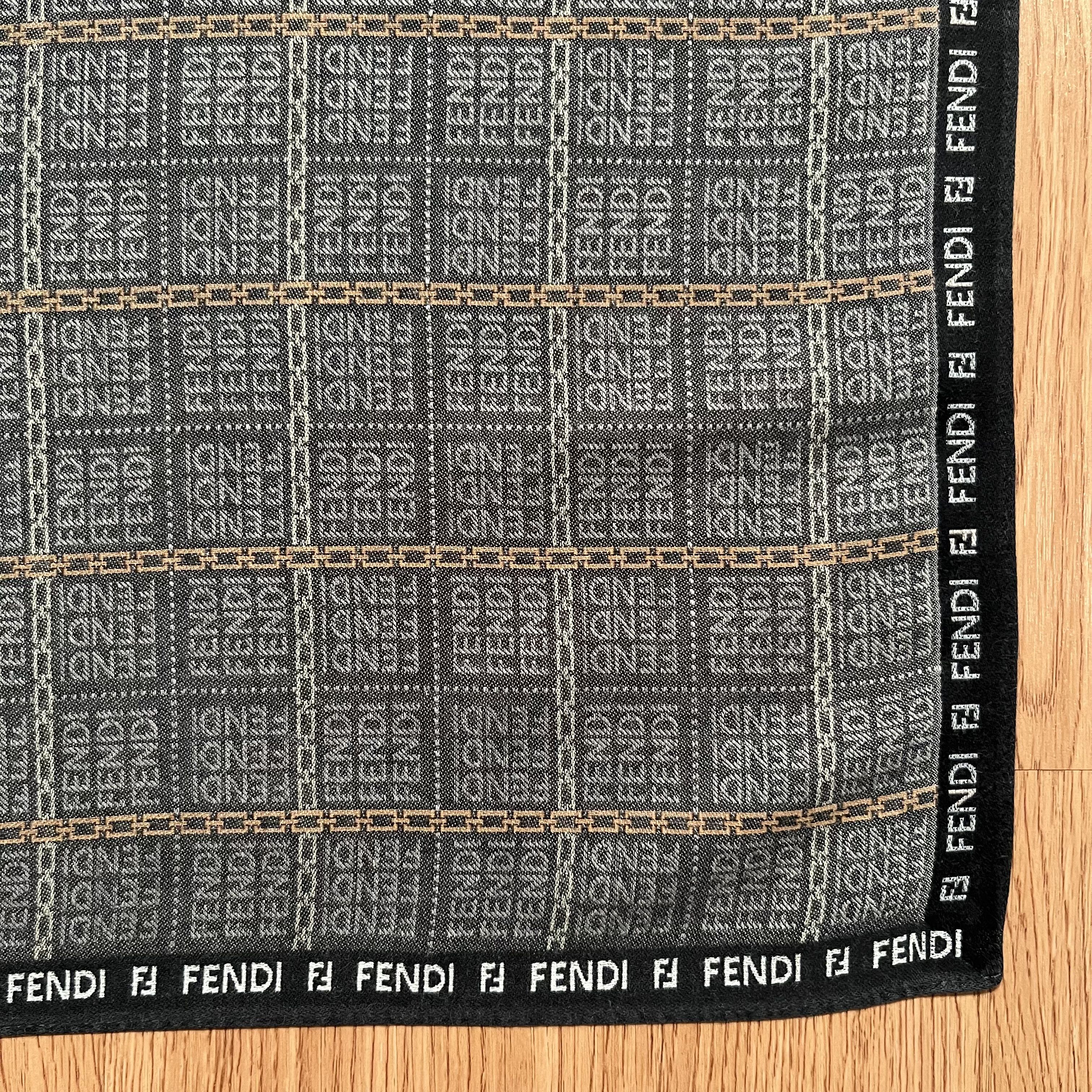 Fendi Vintage Fendi Handkerchief Size ONE SIZE - 2 Thumbnail