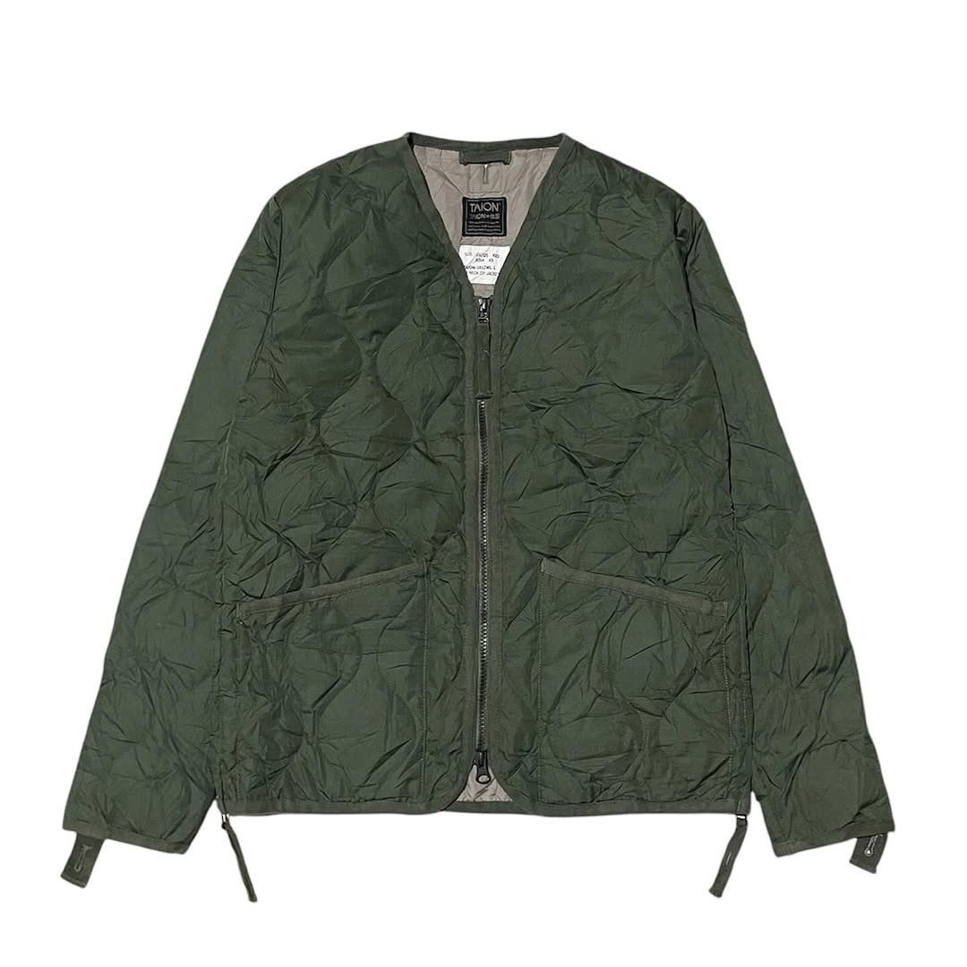 TAION 💸BINDING OFFER💸TAION-101ZML-1 Military V-neck Zip Down Jaket Size US XS / EU 42 / 0 - 1 Thumbnail