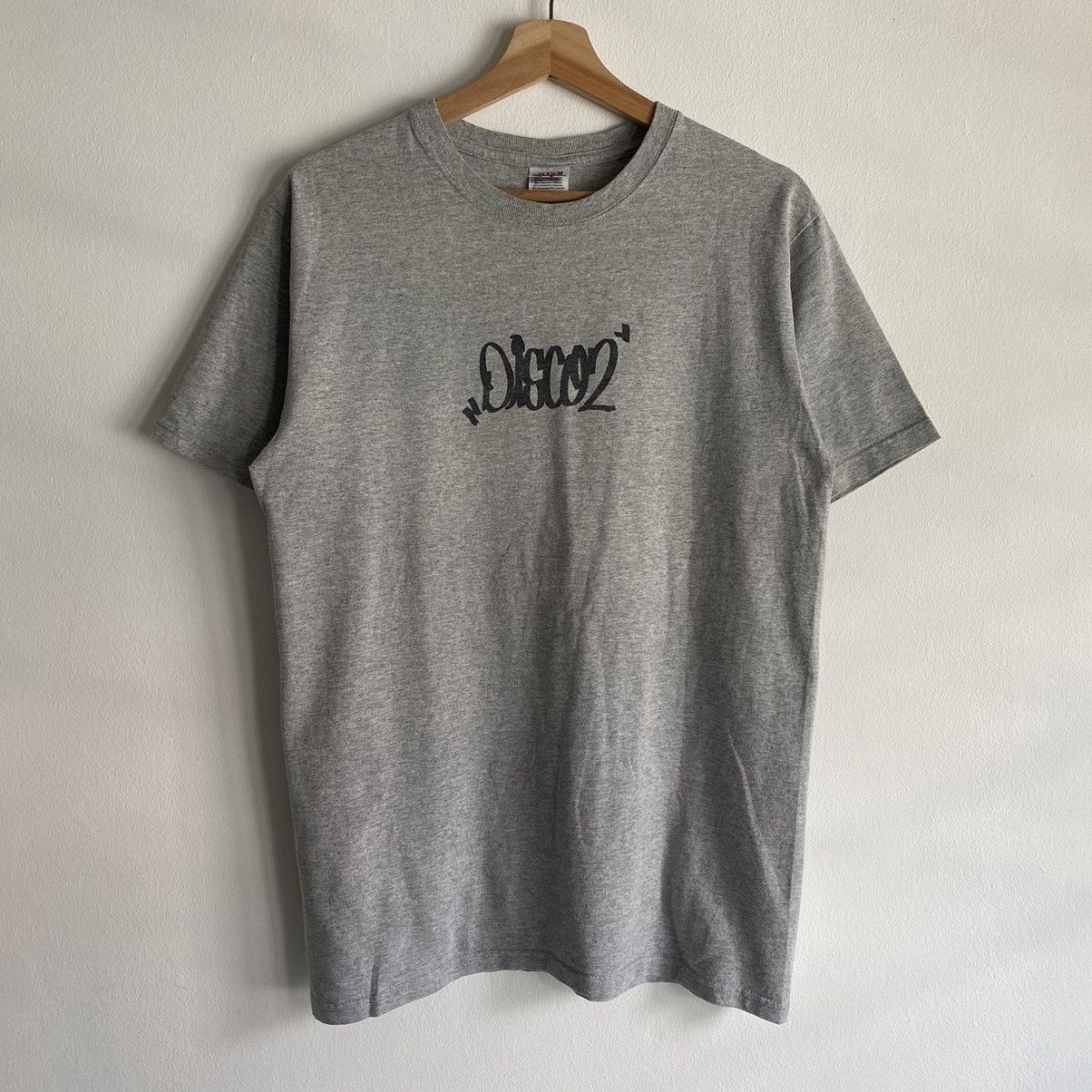 Vintage Vintage Disco 2 Graffiti Wording Tee Size US M / EU 48-50 / 2 - 1 Thumbnail