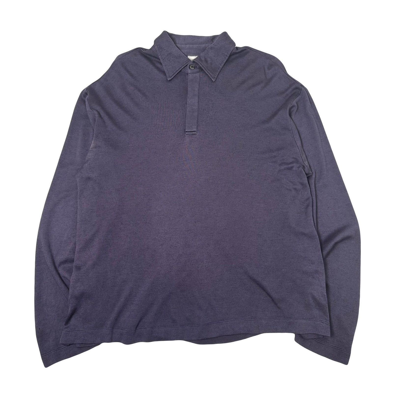 Armani Vintage Armani Collection Henley Longsleeve XL Size US XL / EU 56 / 4 - 1 Thumbnail