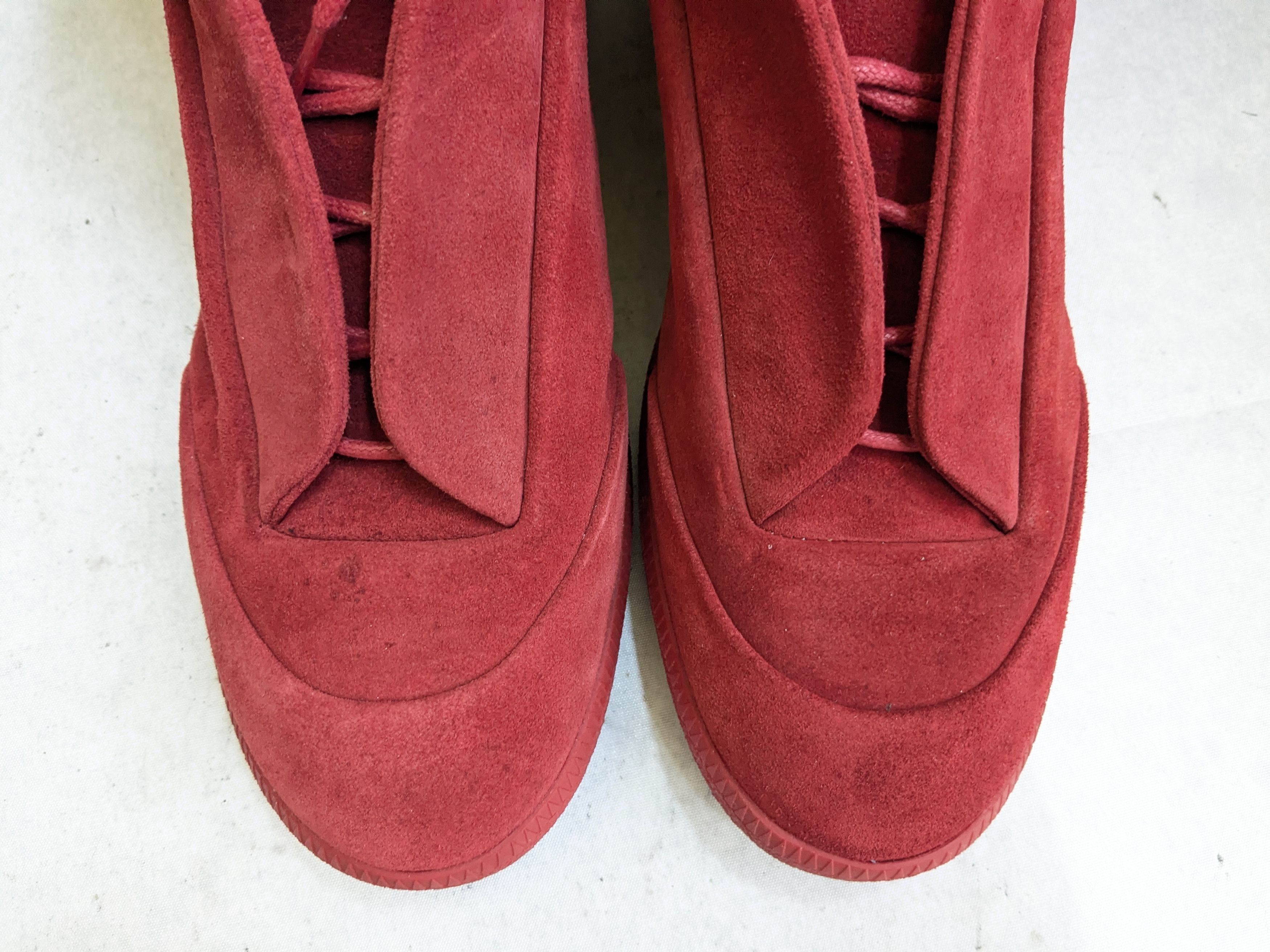 Maison Margiela Maison Margiela Future Red Black 13 46 High Tops Size US 13 / EU 46 - 3 Thumbnail