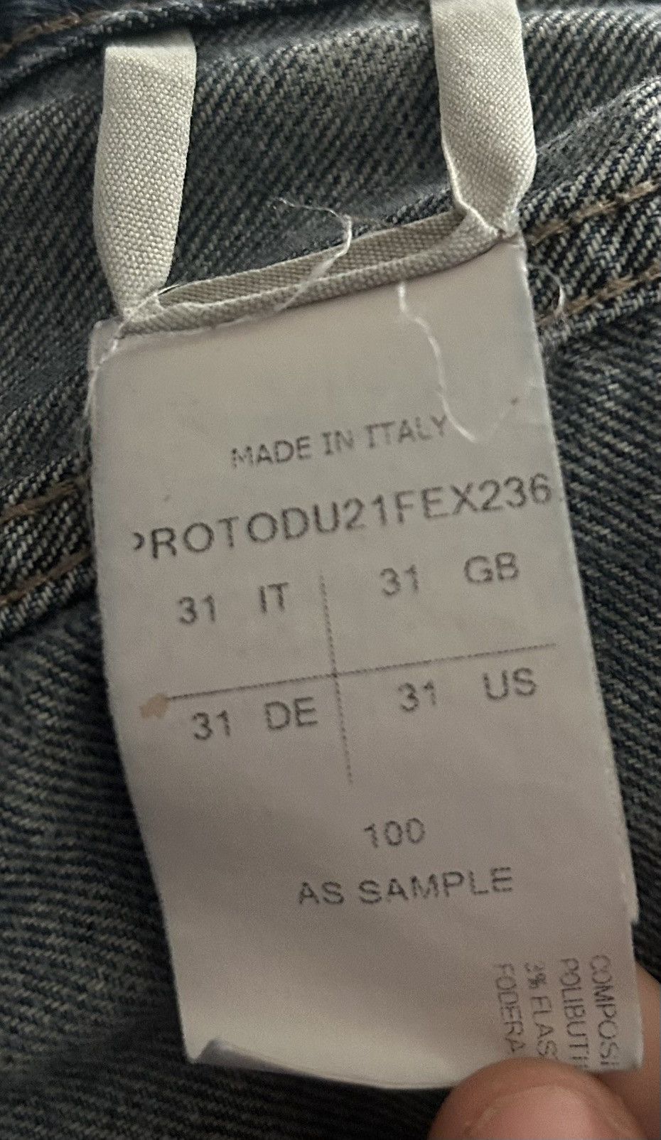 Rick Owens 1 of 1 showroom sample rick owens detroit Size US 31 - 3 Thumbnail