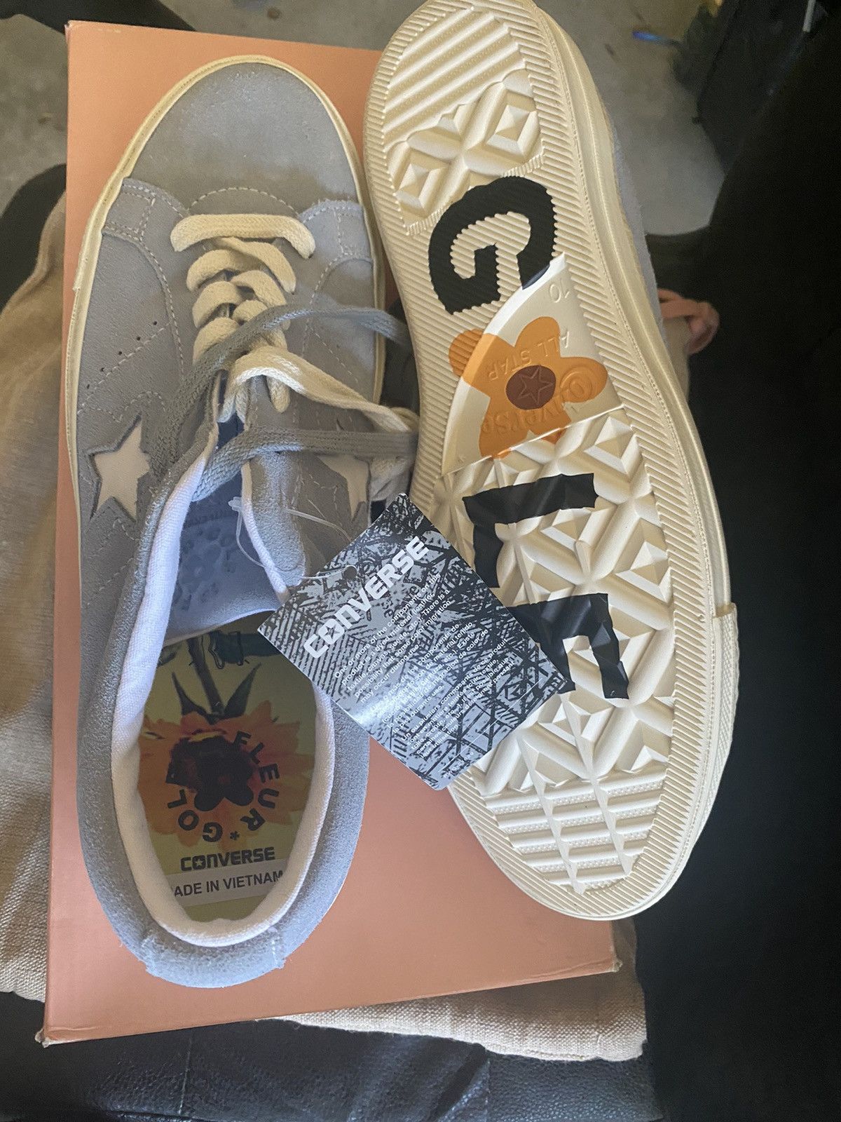 Converse AUTOGRAPHED Tyler The Creator Flowerboy Converse One Star Size US 10 / EU 43 - 4 Thumbnail