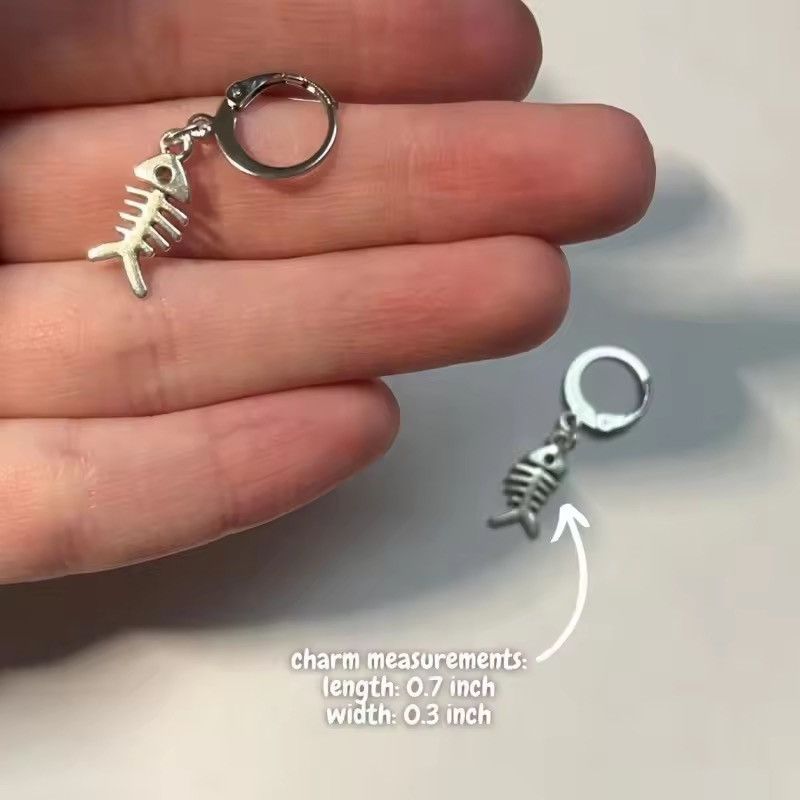 Jewelry Fishbone Eaering Size ONE SIZE - 8 Thumbnail