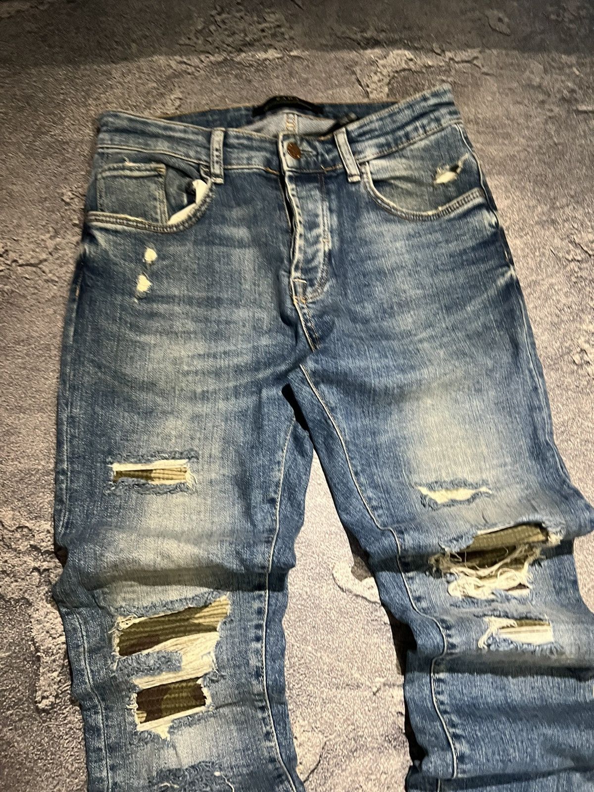 Vintage Vintage Minimal Relaxed Skinny Glamour Jeans Y2K Size US 38 / EU 54 - 3 Thumbnail