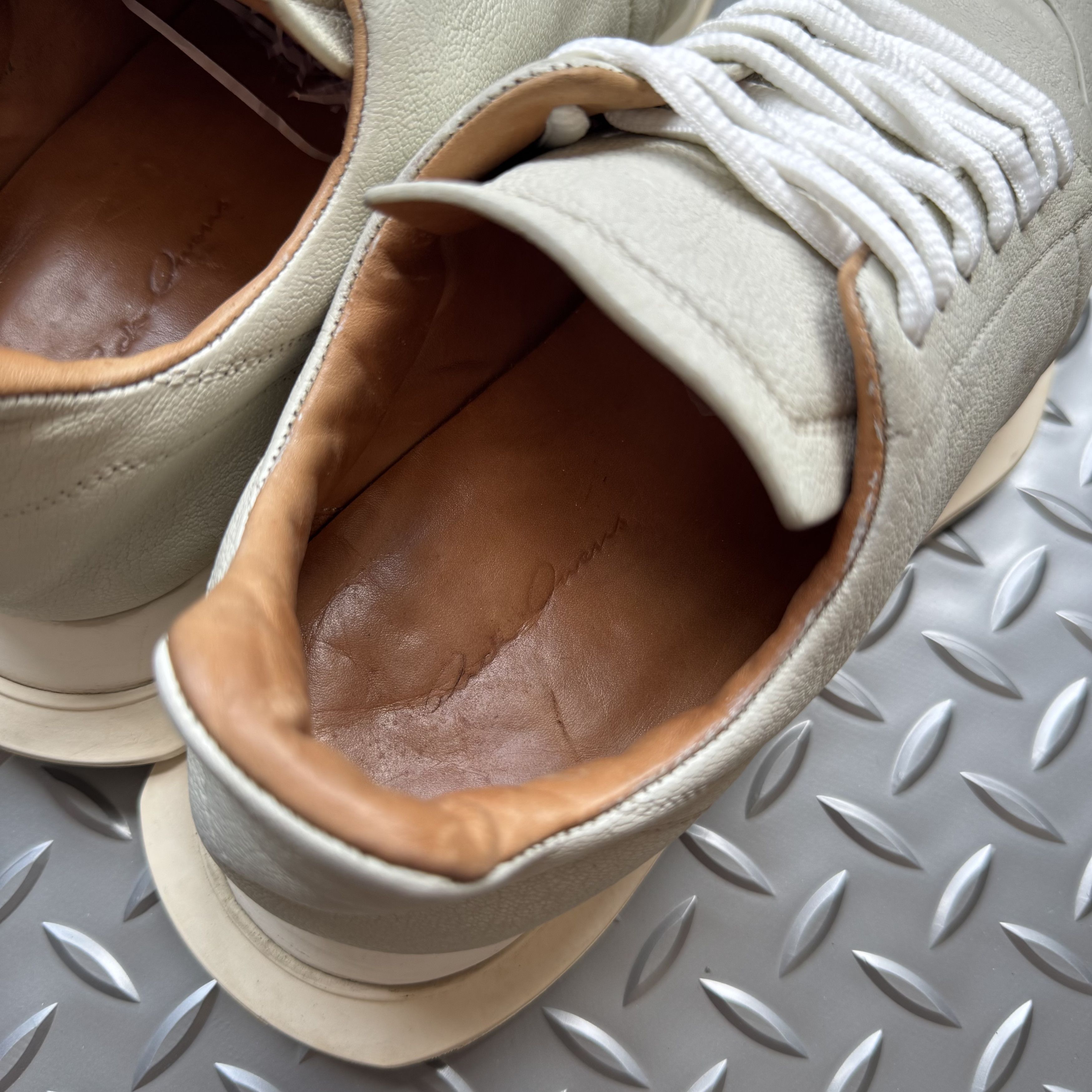 Rick Owens Rick Owens Oblique Runner Sneakers Size US 6.5 / EU 39-40 - 10 Thumbnail