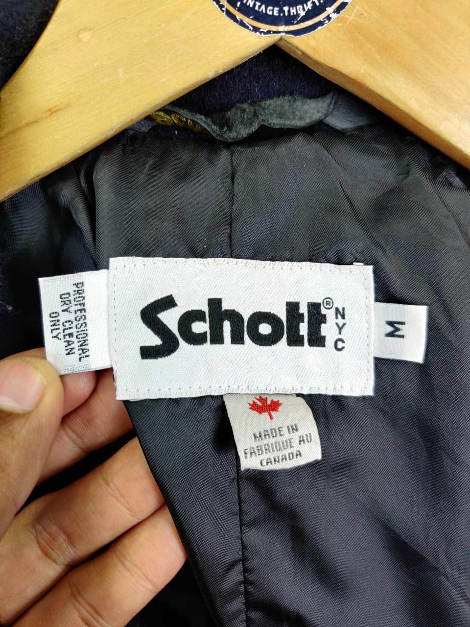 Schott Vintage Schott NYC X Earth Wool Double Breasted Coat Size US M / EU 48-50 / 2 - 12 Thumbnail