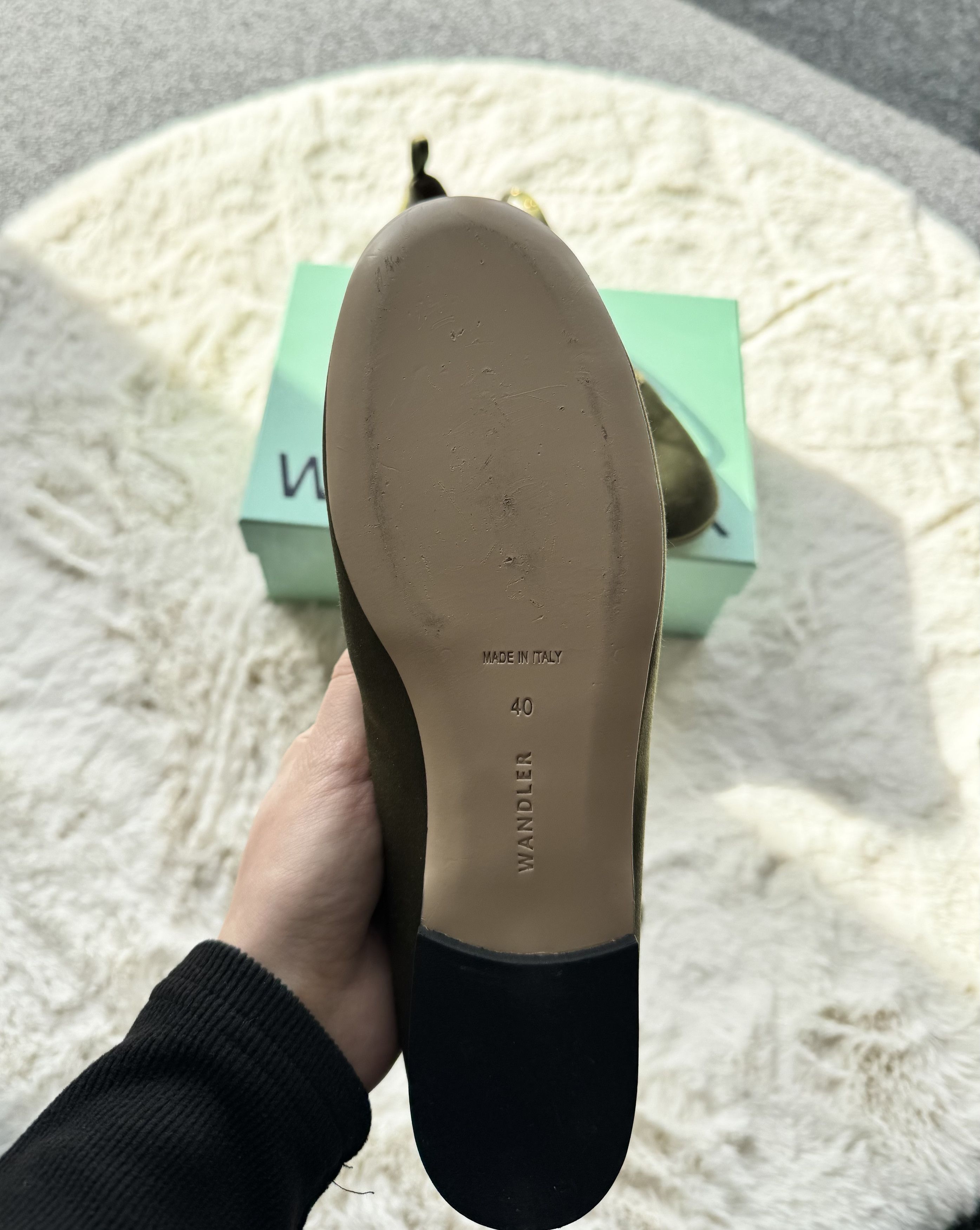 Wandler Wandler green khaki ballet flats with ankle fastening 40 Size US 10 / IT 40 - 4 Thumbnail