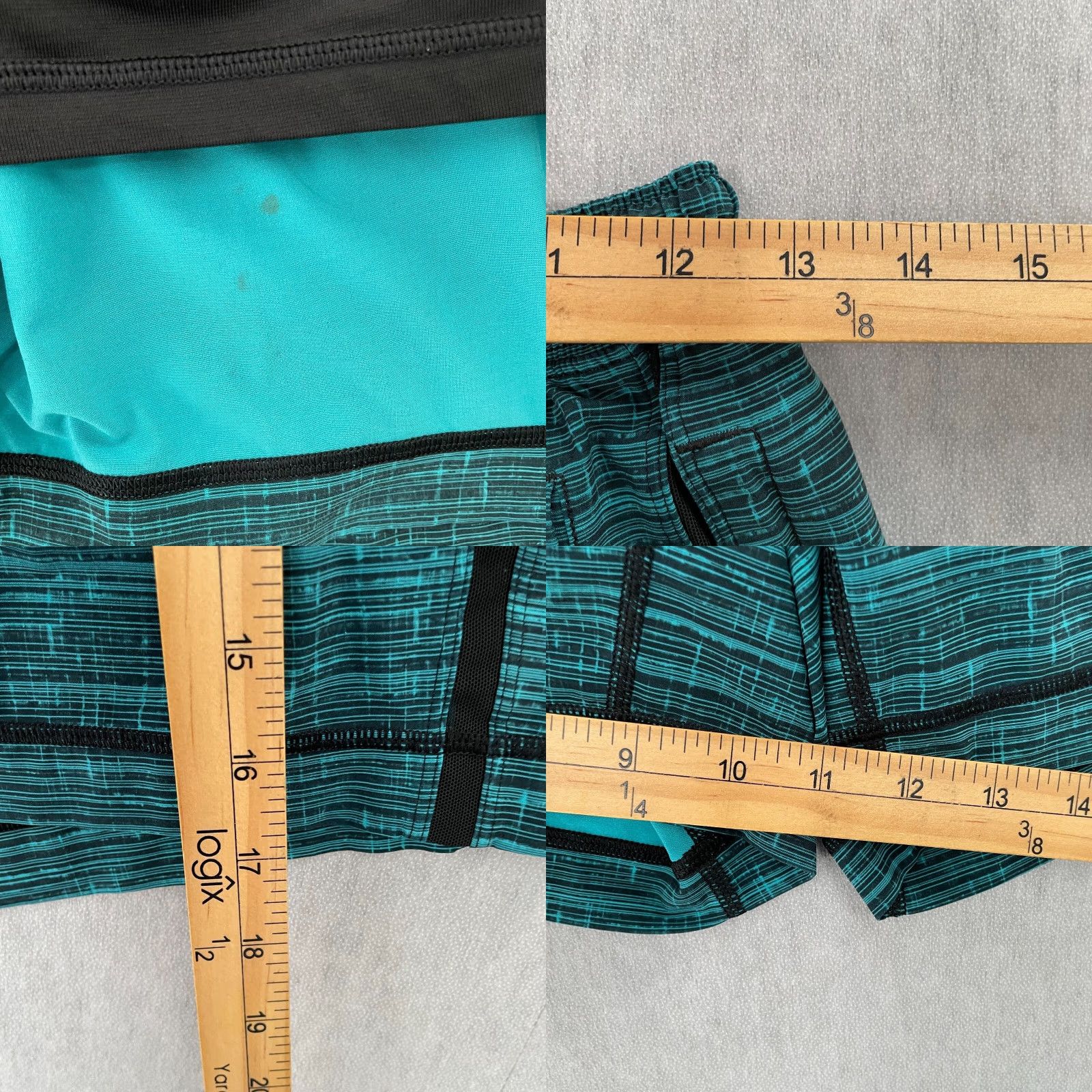 Lululemon VINTAGE None Lululemon Shorts Mens Small Activewear Casual Sports Gym Run & Jogging 90s Green Size US 29 - 8 Thumbnail