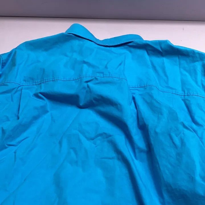 Other Balenciaga Blue Long Sleeve Button-Up Shirt 0079-2507 Size M / US 6-8 / IT 42-44 - 3 Thumbnail