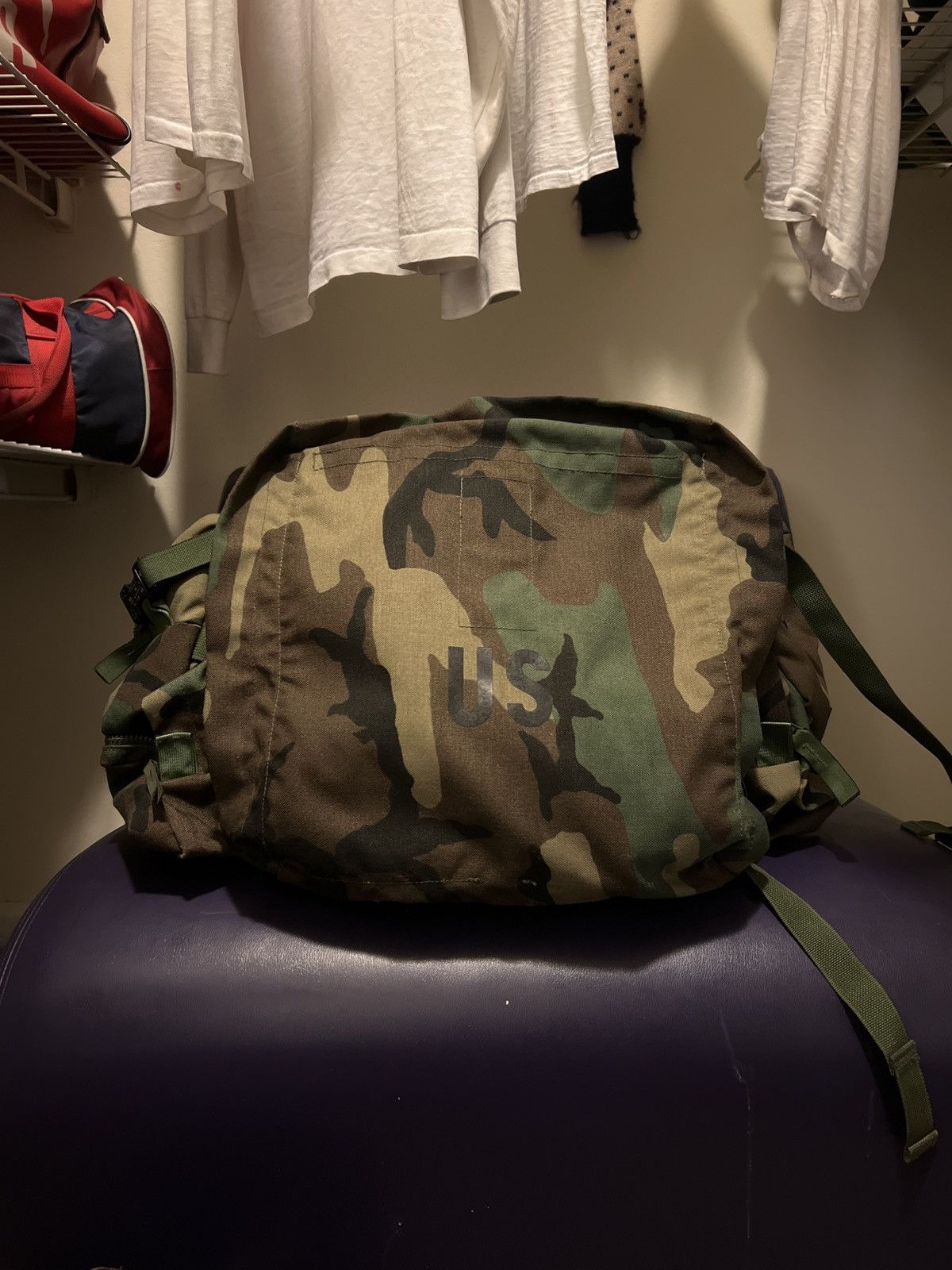 Vintage VINTAGE MILITARY CARGO BACKPACK Size ONE SIZE - 1 Thumbnail