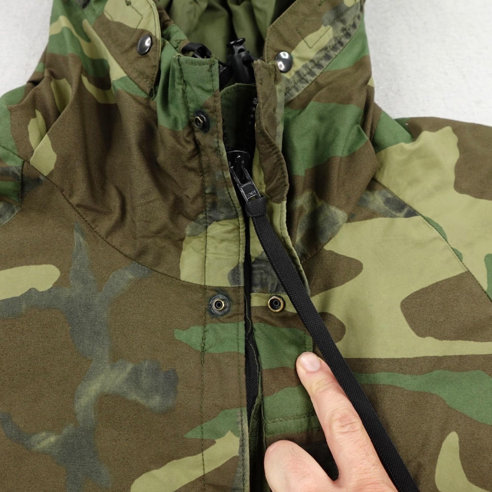 Alpha Industries VINTAGE Alpha Industries Coat Parka M Camo Green Navy Army Outdoor 90s Mens Size US M / EU 48-50 / 2 - 6 Thumbnail