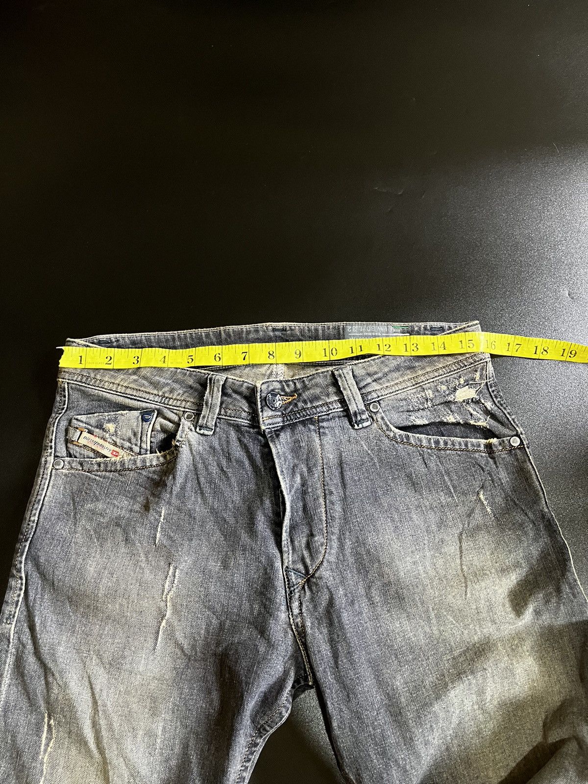 Designer × Diesel × If Six Was Nine diesel distress darron wash jeans pant Size US 31 - 11 Thumbnail