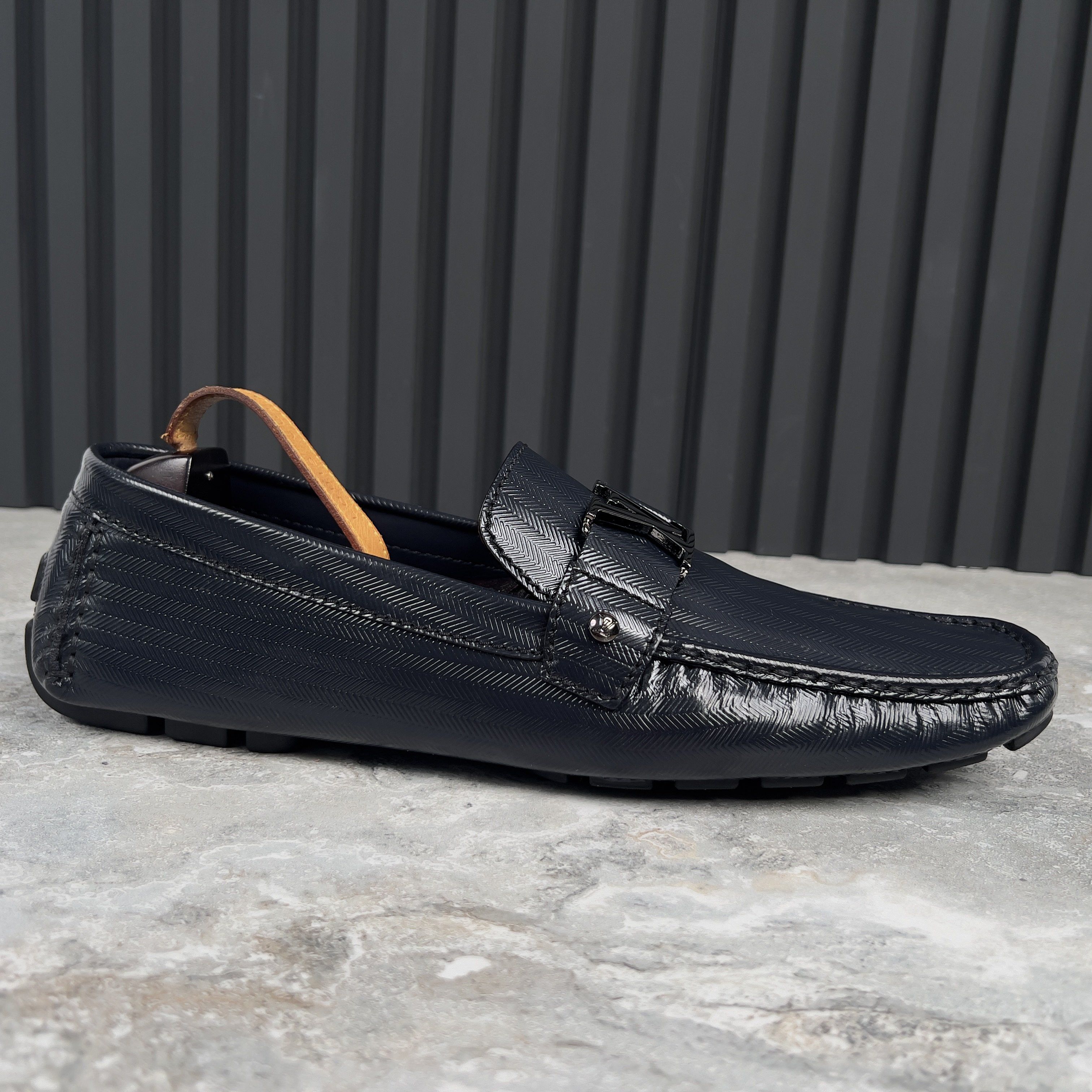 Louis Vuitton Louis Vuitton Monte Carlo Moccasins Glazed Leather Size US 12.5 / EU 45-46 - 4 Thumbnail