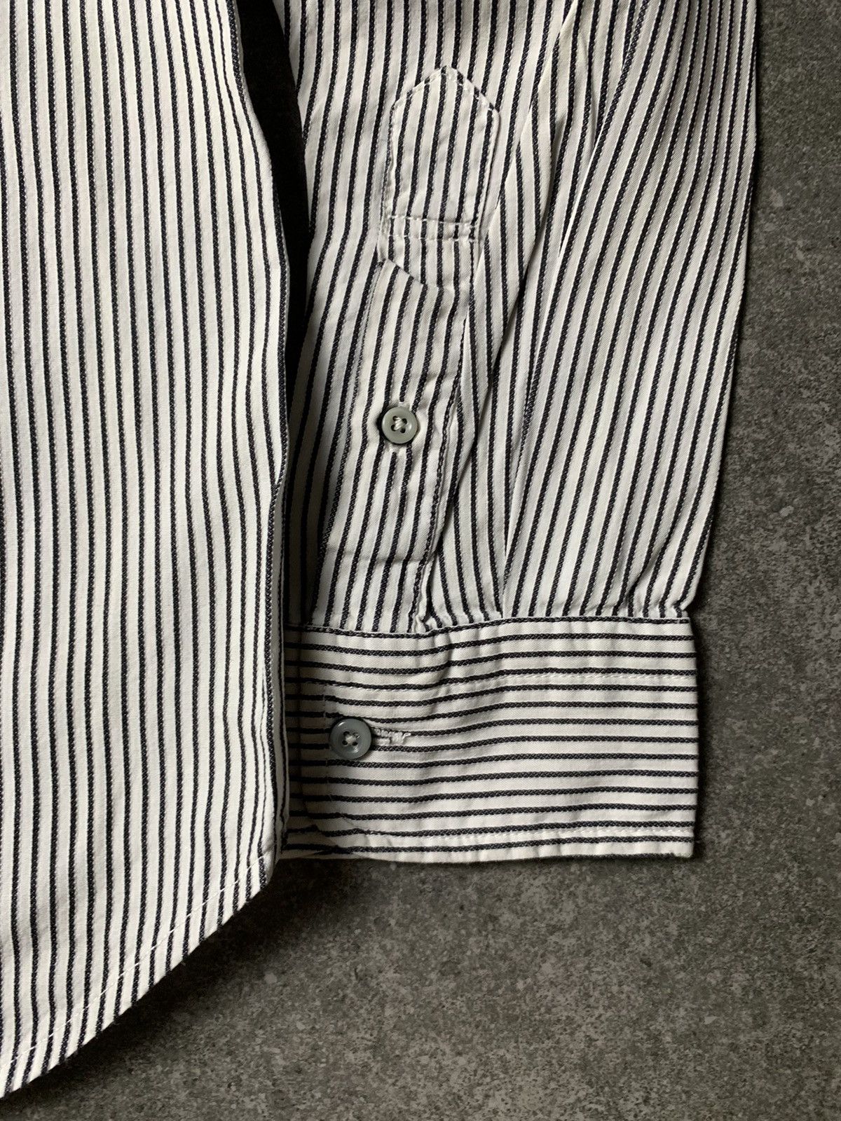 Beams Plus 2000s Japanese Brand Beams Heart Stripe Shirt Size US M / EU 48-50 / 2 - 12 Thumbnail