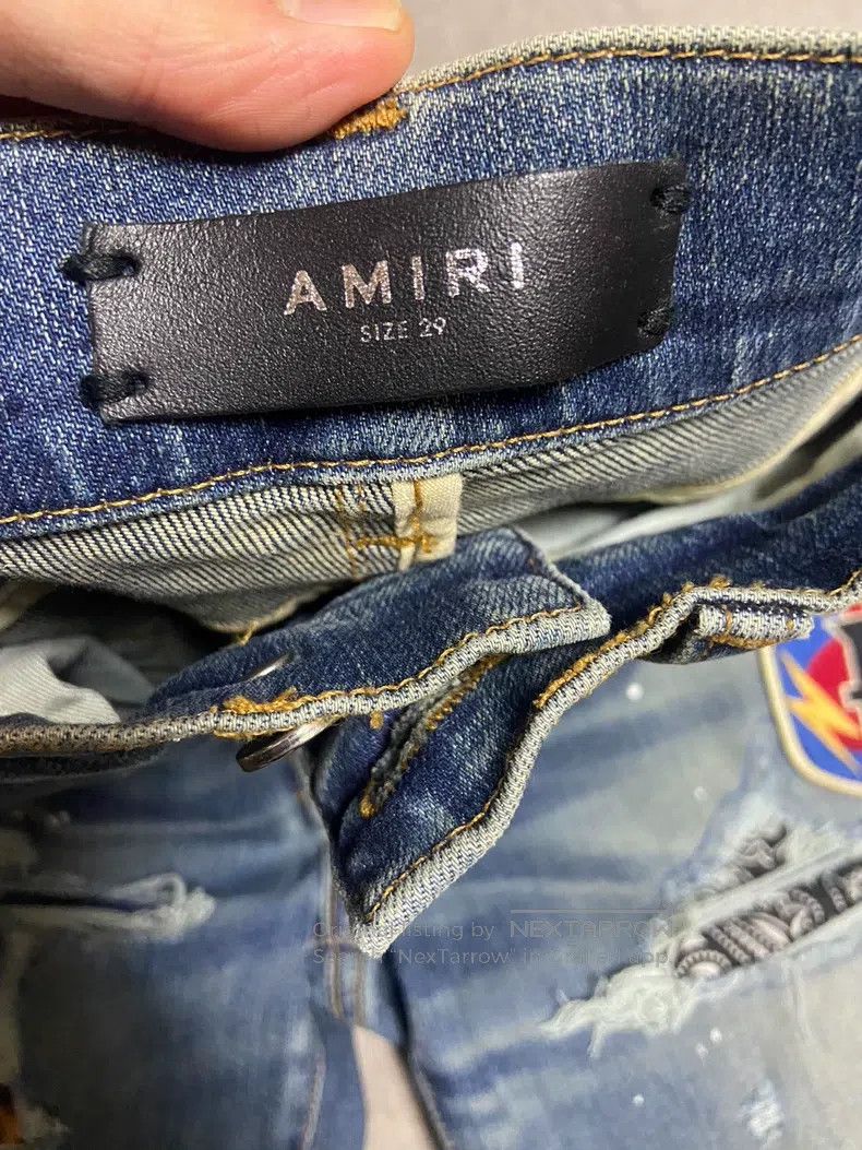 Amiri Amiri Size 29 Medal collage jeans Size US 29 - 4 Thumbnail