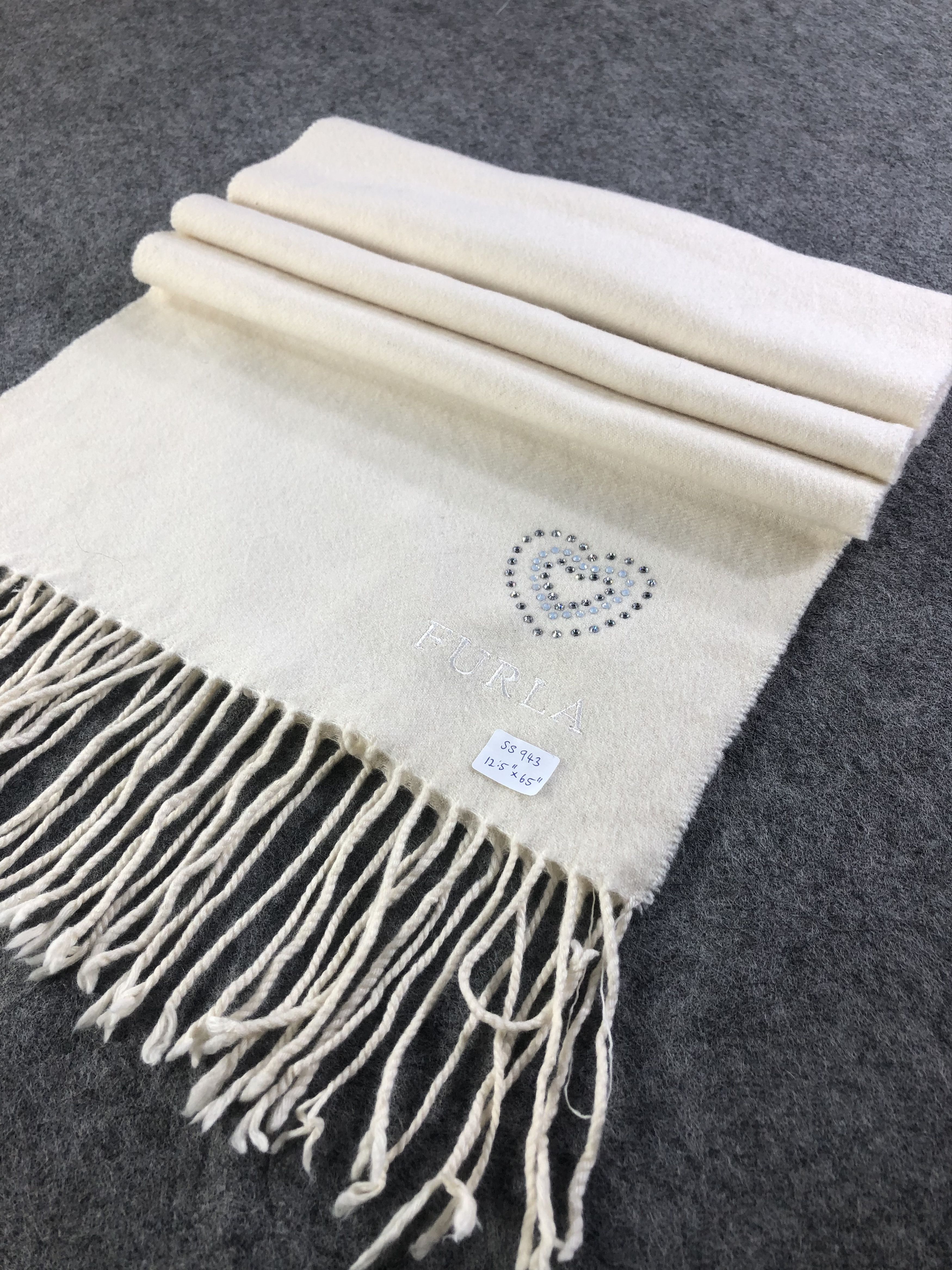 Furla × Vintage Furla Cashmere Scarf / Muffler / Neckwear Size ONE SIZE - 3 Thumbnail