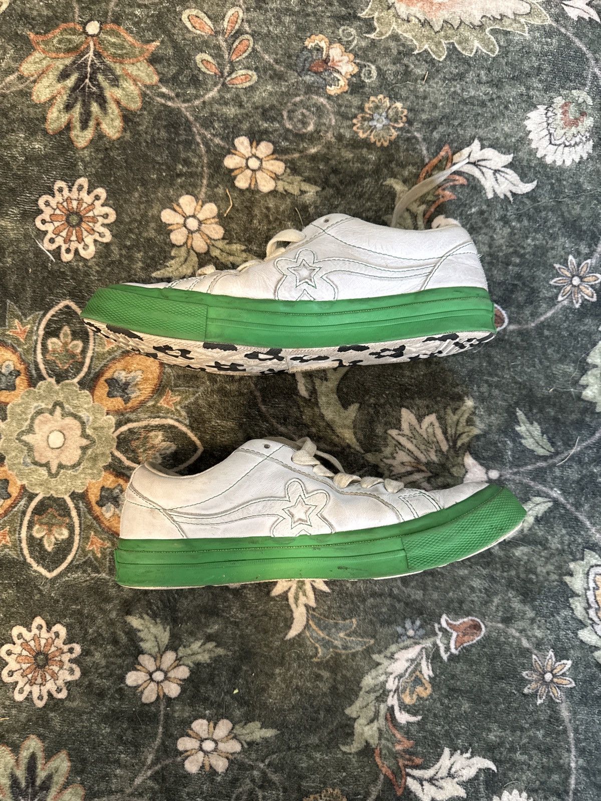 Golf le Fleur White & Green Golf le Fleur Converse Mens6/Womens8 Size US 6 / EU 39 - 1 Thumbnail