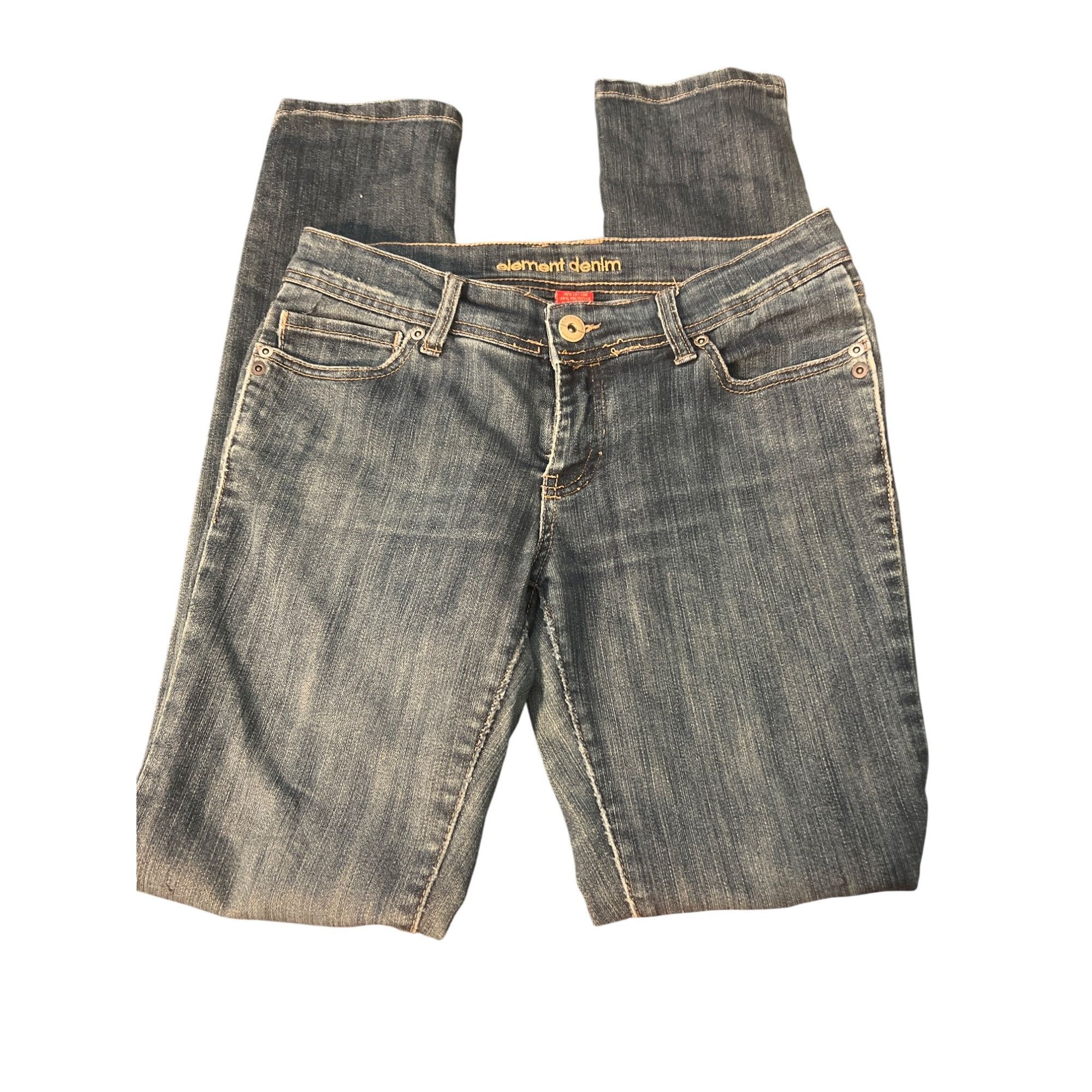 Element Element Denim Jeans Daryl Indigo Light Distressing Blue Mid Size 30" / US 8 / IT 44 - 1 Thumbnail