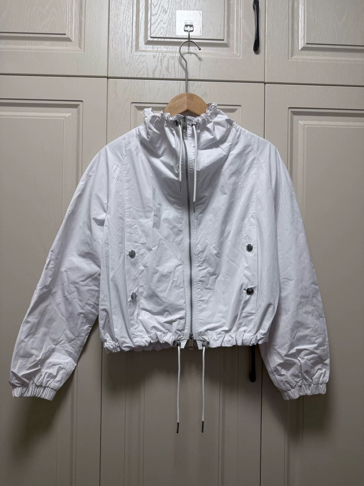 Burberry Burberry White Short Jacket Size US L / EU 52-54 / 3 - 1 Thumbnail