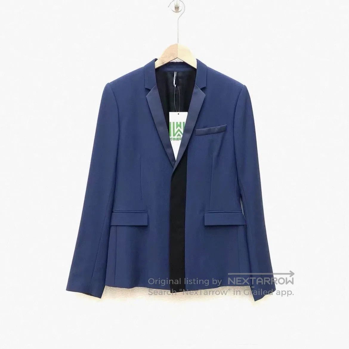 Dior Runway Blue Paneled Blazer.