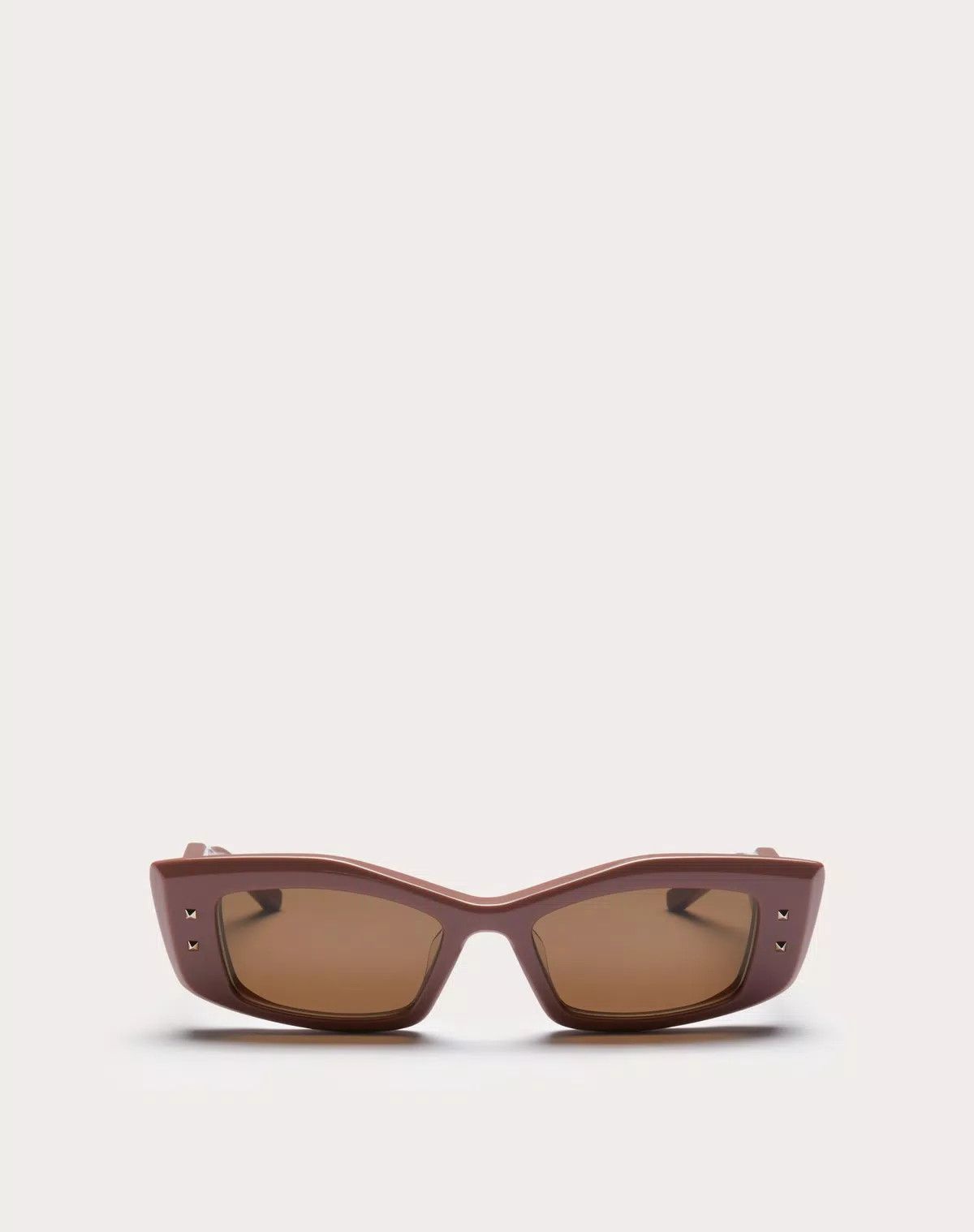Valentino oc11z0725 Size: 52/ Rectangular Acetate Frame in Brown Size ONE SIZE - 1 Thumbnail