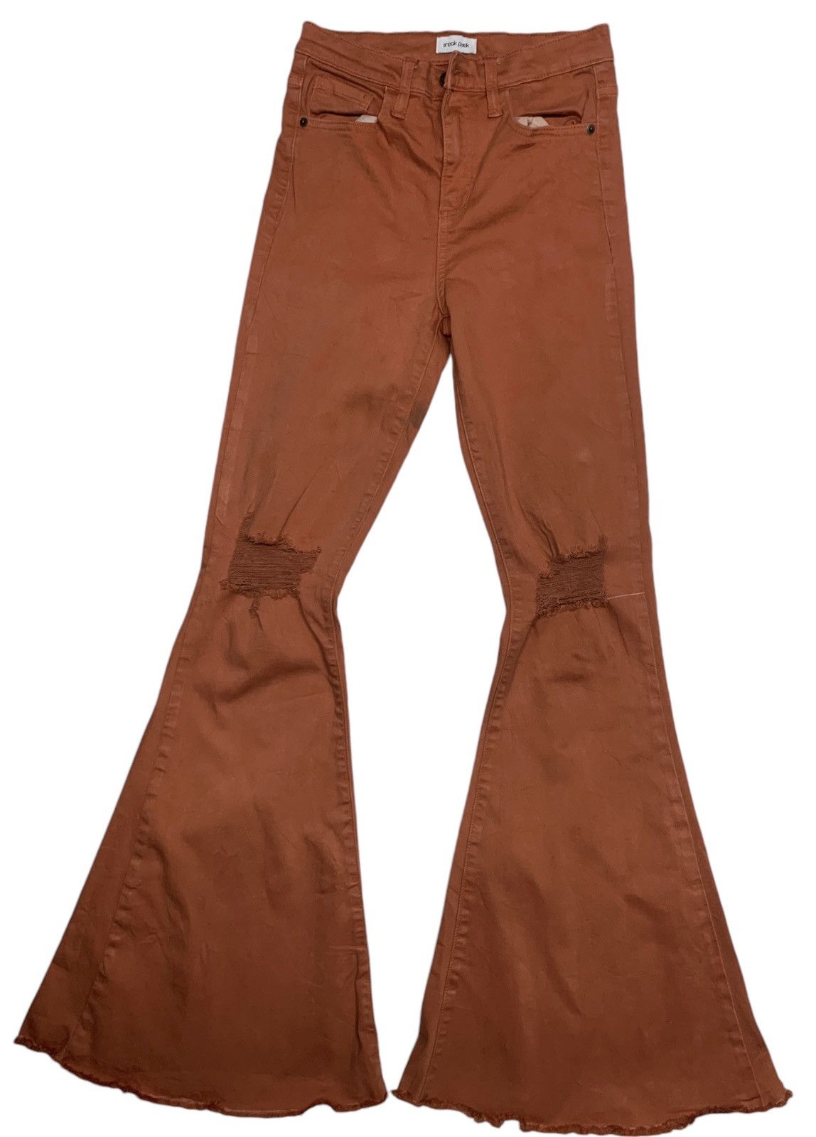 Designer Sneak peek retro bell bottom jeans Size 30" / US 8 / IT 44 - 14 Thumbnail