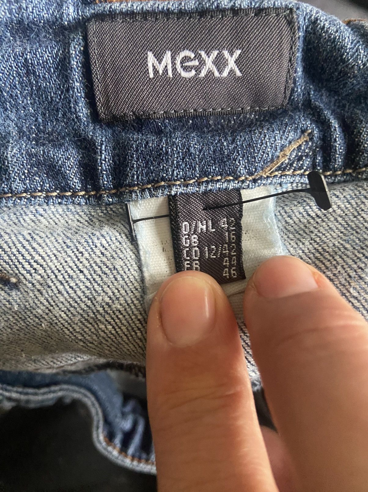 Mexx Sick Y2k Mexx jeans distressed midi 90s skirt size 16UK Size 34" / US 12 / IT 48 - 3 Thumbnail