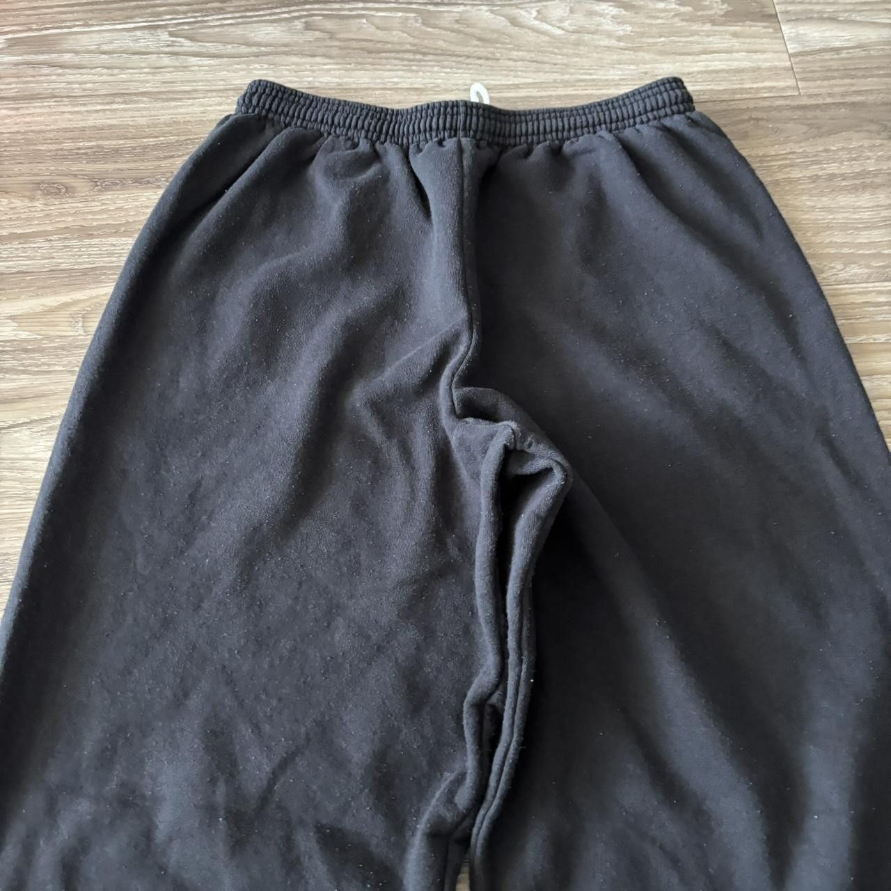 Japanese Brand Crazy Vintage Y2K/2000s Black Essential Sweatpants! Fits M Size US 32 / EU 48 - 4 Thumbnail