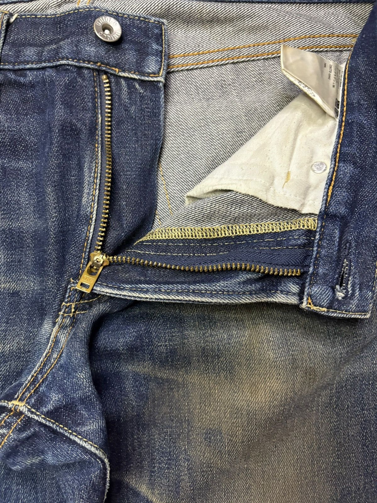 Uniqlo Vintage Uniqlo Mud Wash Distressed Loose Jean Short Jorts Size US 30 / EU 46 - 11 Thumbnail