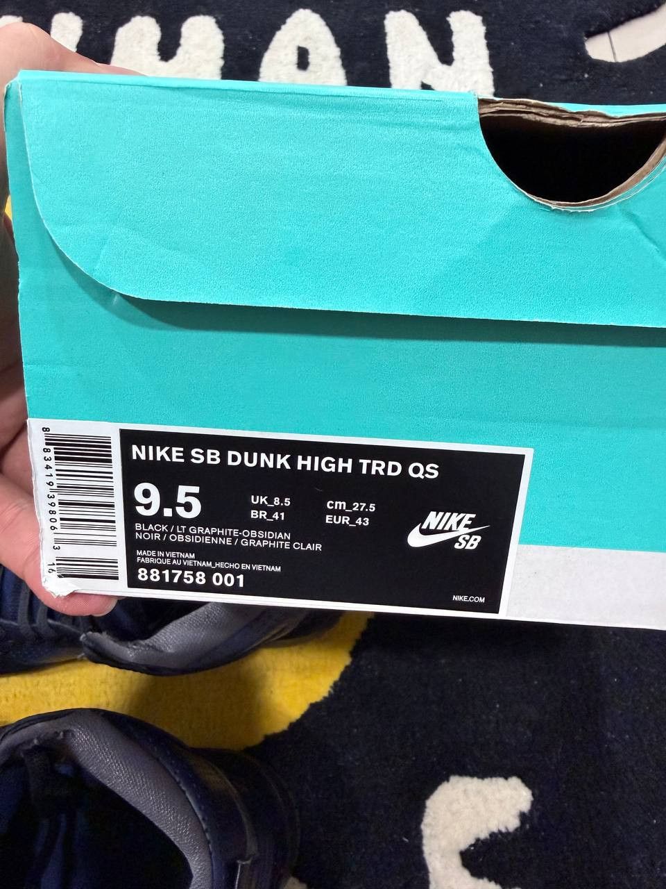 Nike Nike SB Dunk High Gino Iannucci (2017) 881758-001 Size US 9.5 / EU 42-43 - 9 Thumbnail