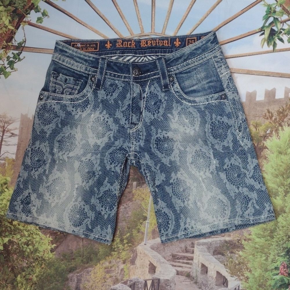 Rock Revival ROCK revival Lydia easy shorts size 25 Size 25" / US 0 / IT 36 - 1 Thumbnail