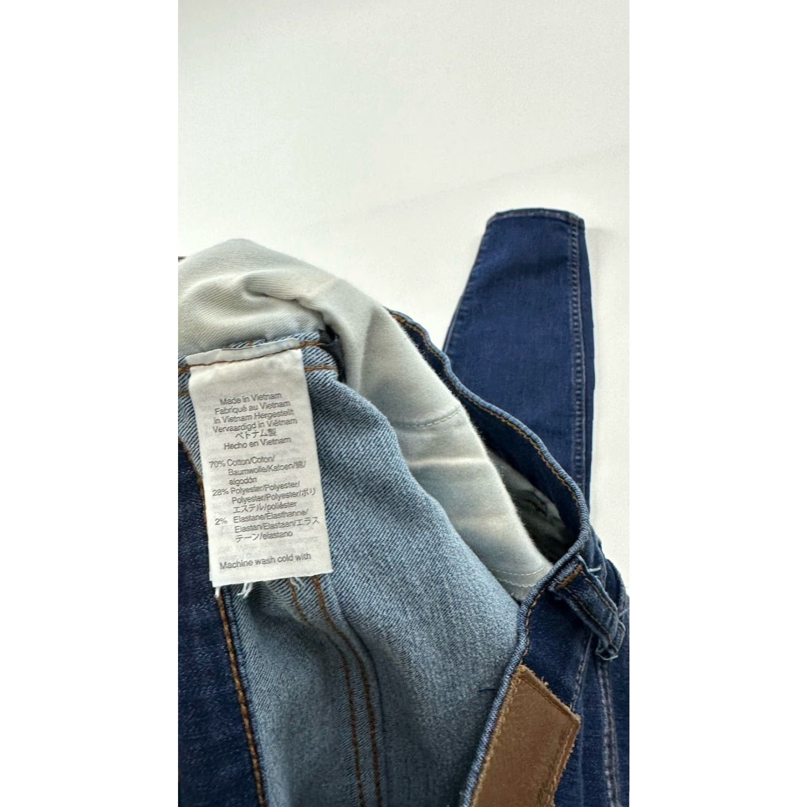 Madewell Madewell Jeans Women’s 26 High Rise Skinny Blue 10" Button Pockets Regular Stretch Comfort Size 26" / US 2 / IT 38 - 3 Thumbnail