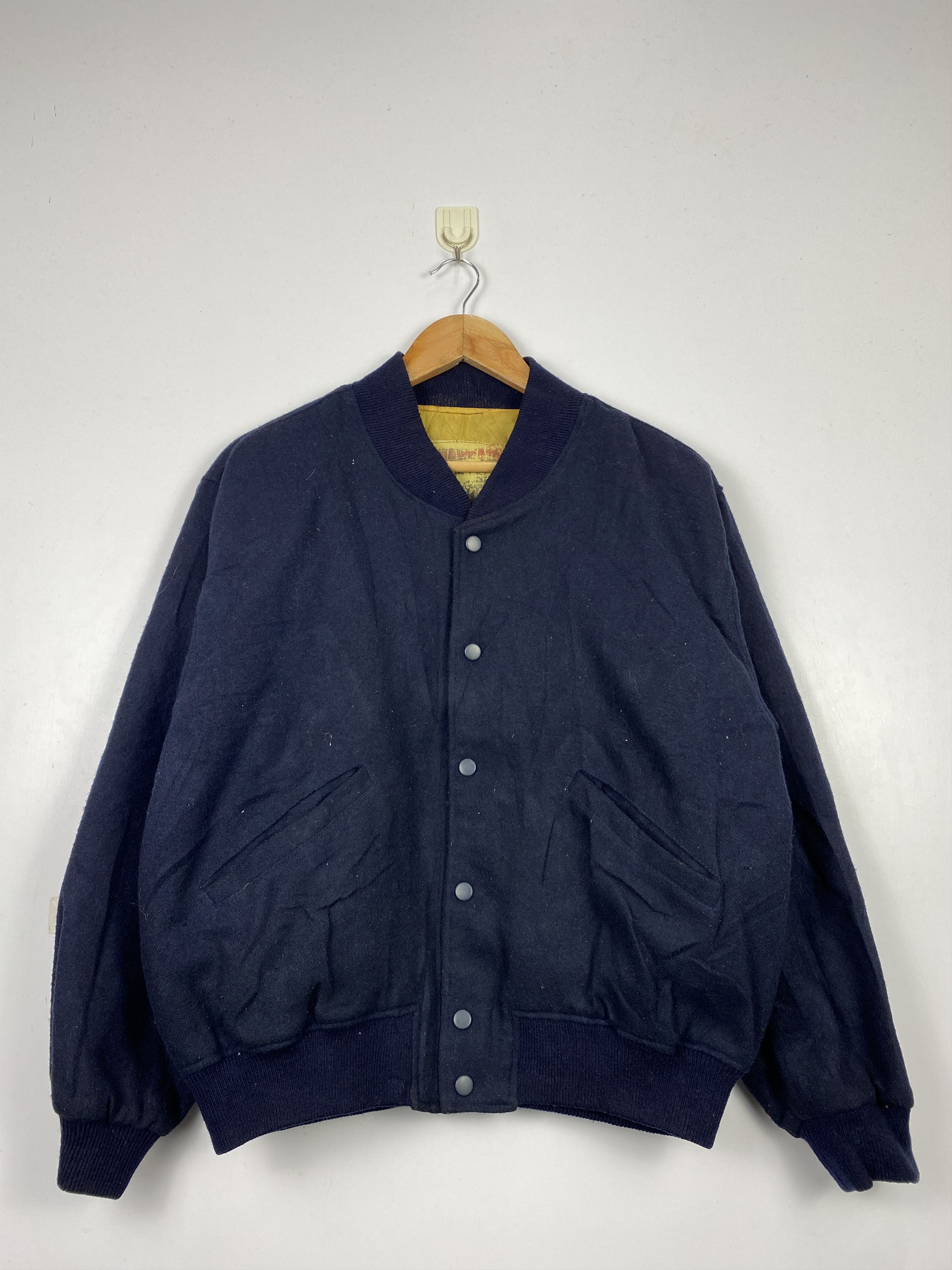 Japanese Brand Vintage Japanese Brand Full Button Up Bomber Jacket AH0031 Size US M / EU 48-50 / 2 - 1 Thumbnail
