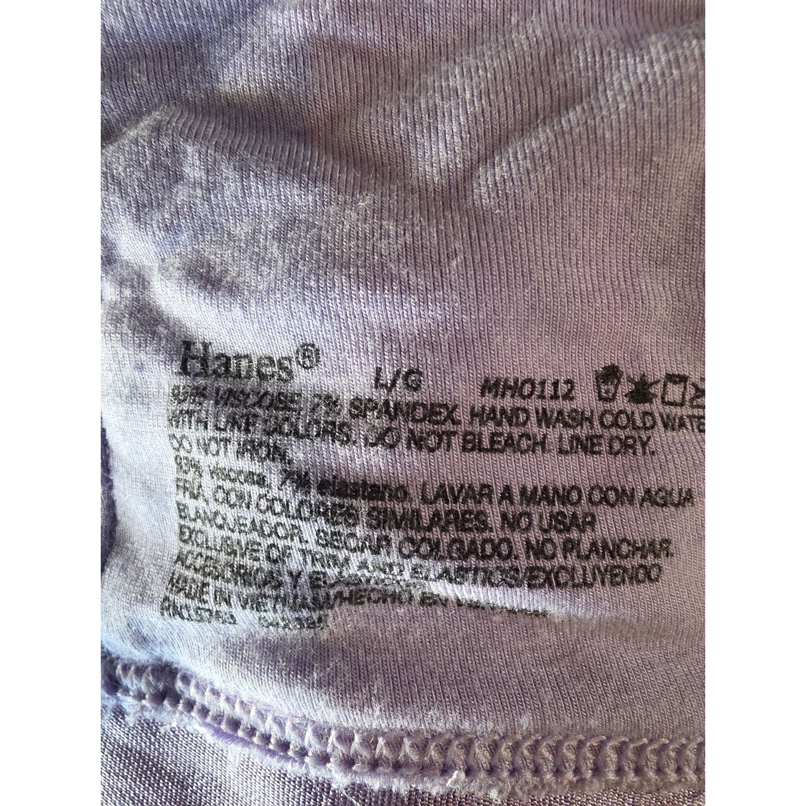 Hanes Hanes Bra Bundle Lot L Not Padded Wireless Purple Size ONE SIZE - 4 Thumbnail