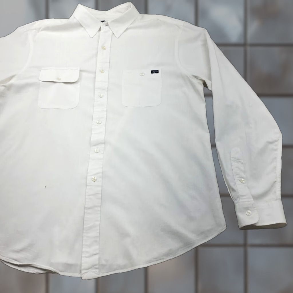 Polo Ralph Lauren VINTAGE Polo Ralph Lauren Button-Up Shirt Mens 2XL Long Sleeve White Cotton Pockets 90s Classic USA Size US XXL / EU 58 / 5 - 1 Thumbnail