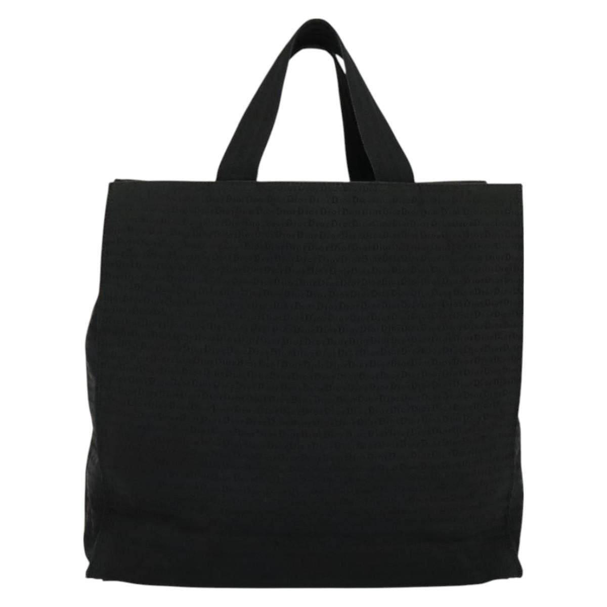 Dior DIOR Hand Bag Canvas Black Silver Size ONE SIZE - 3 Thumbnail