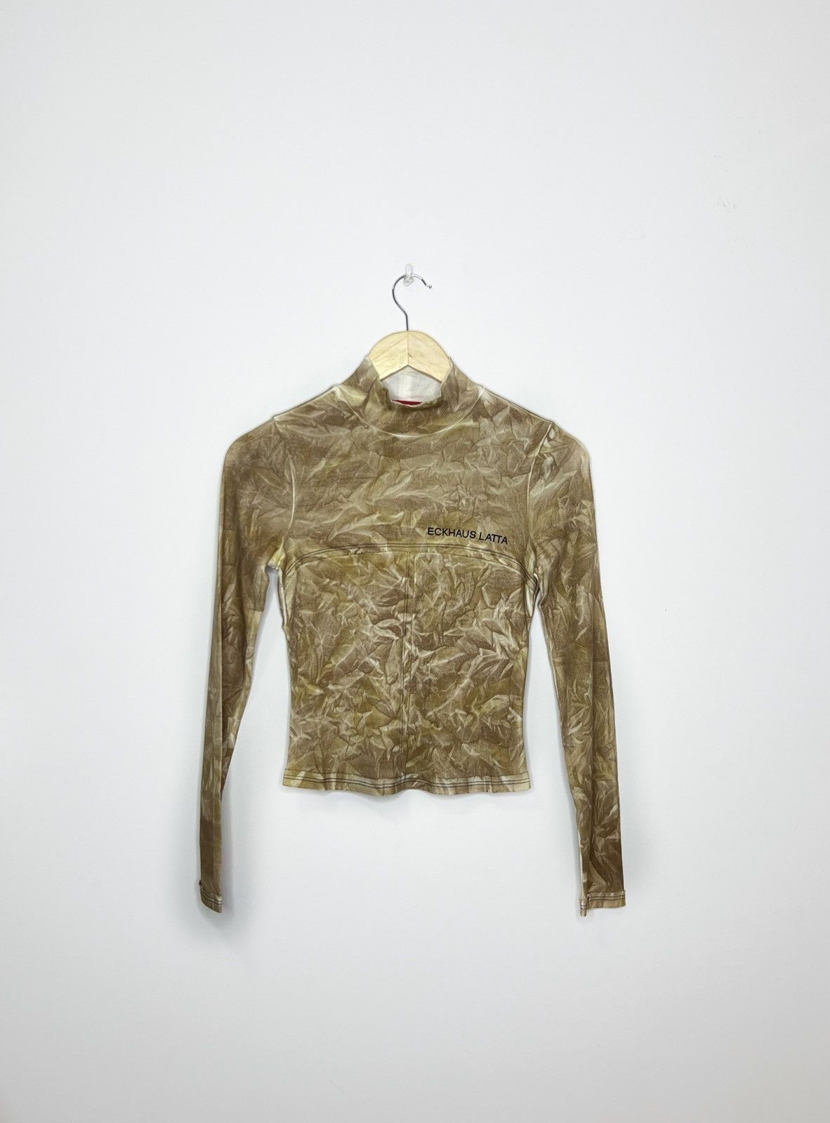 Eckhaus Latta ECKHAUS LATTA LAPPED BABY TURTLENECK DEEP EARTH Size S / US 4 / IT 40 - 1 Thumbnail