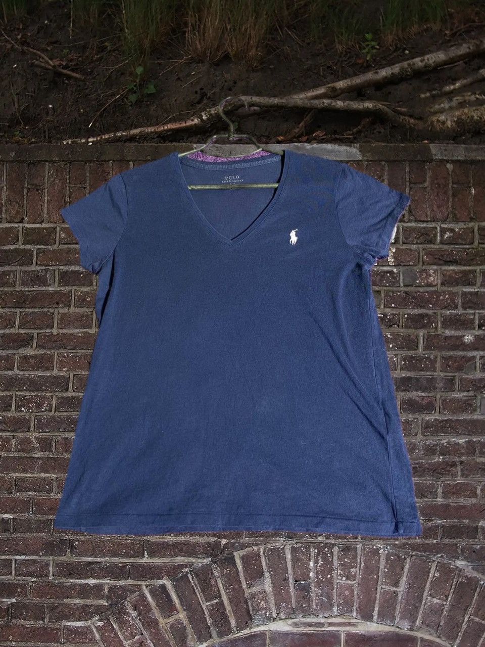 Polo Ralph Lauren × Ralph Lauren × Vintage Polo Ralph Lauren Men's Medium T-Shirt Neck Small Pony Size US M / EU 48-50 / 2 - 1 Thumbnail