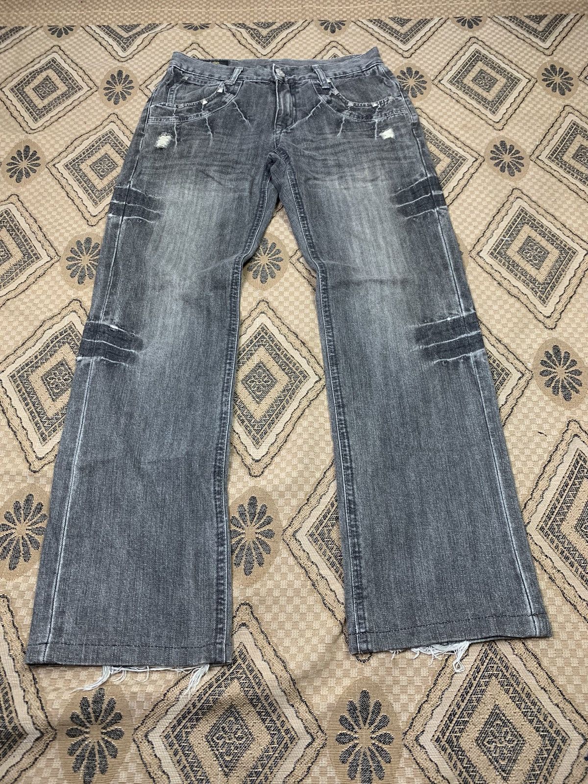 Hysteric Glamour Lee Studded Skulls guns ☠️ Size US 30 / EU 46 - 10 Thumbnail