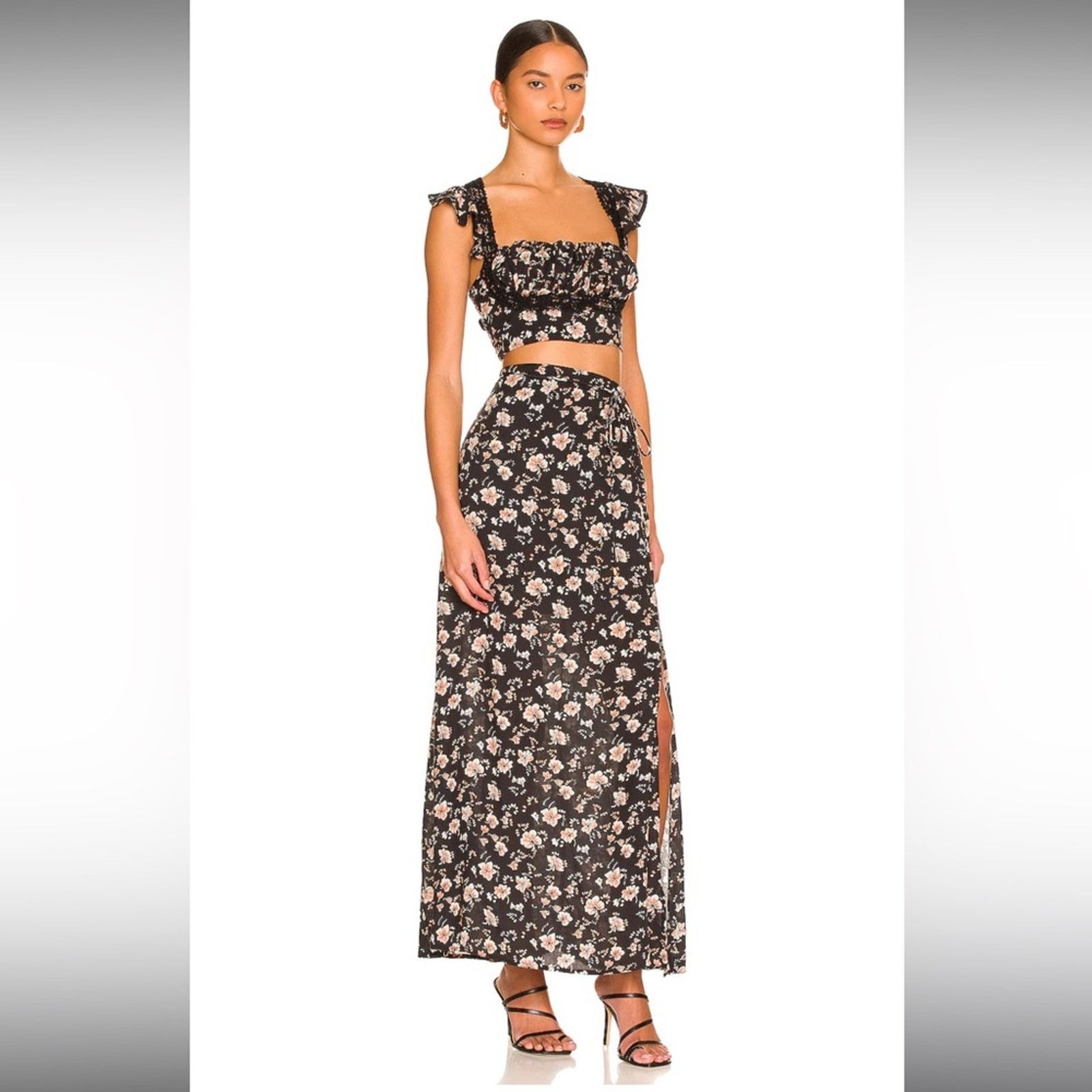 Free People 🎉LAST PIECE🎉FREE PEOPLE Bijou Floral Dress Set Size L / US 10 / IT 46 - 2 Thumbnail