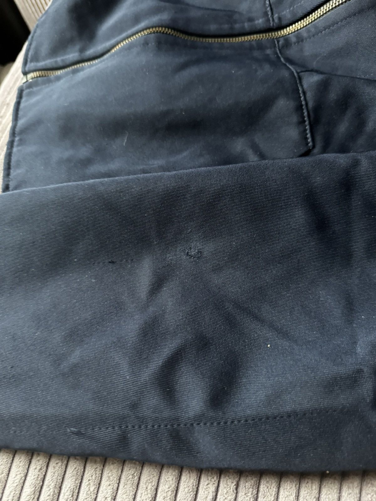 Acne Studios Acne Studios Cropped Boxy Jacket Like Active Workwear Navy M Size US M / EU 48-50 / 2 - 10 Thumbnail