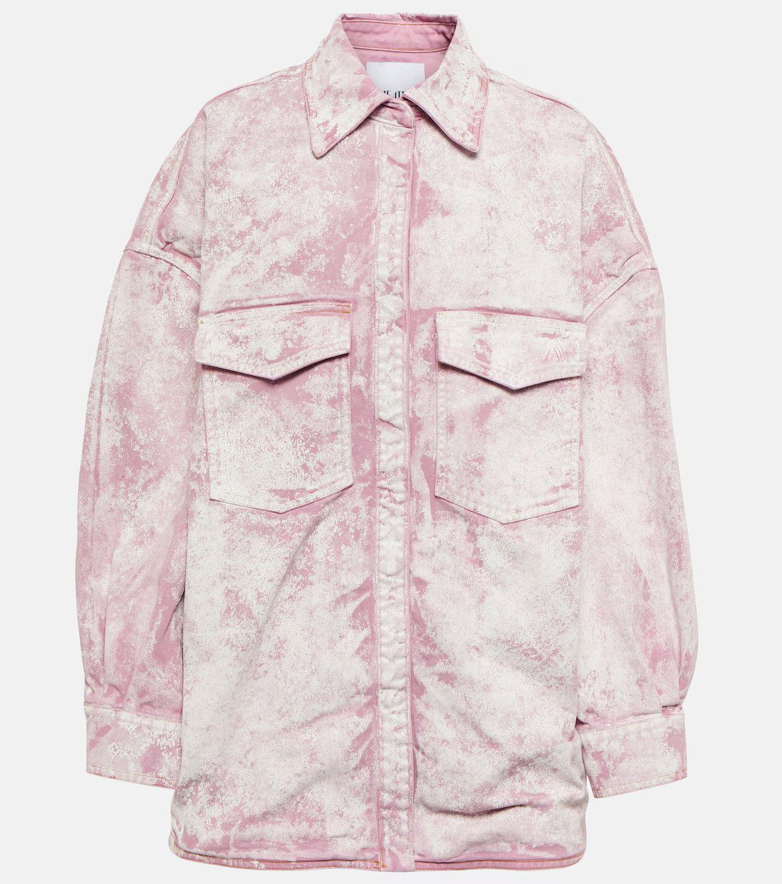 The Attico o1mle0525 Denim Short Coat in Pink Size XS / US 0-2 / IT 36-38 - 1 Thumbnail