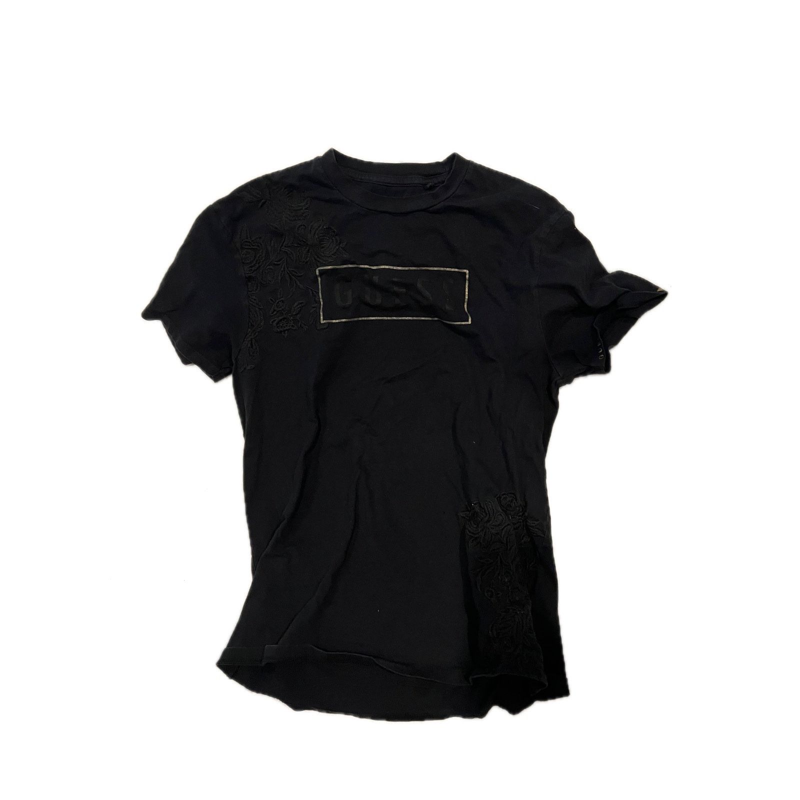 Guess Guess Raised Logo Black T-Shirt Mens M Size US M / EU 48-50 / 2 - 1 Thumbnail